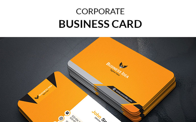 Корпоративна візитна картка - шаблон фірмового стилю