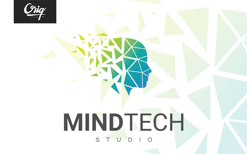 Mind Tech logotyp mall