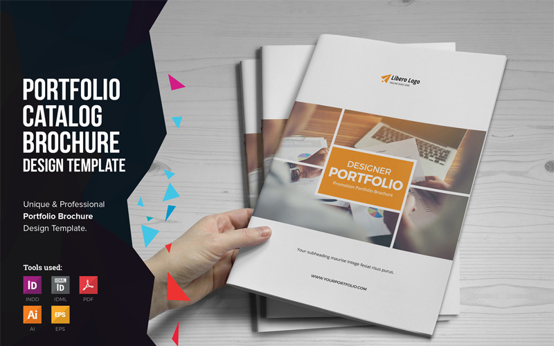 Download Фирменный стиль "Portfolio Brochure Design - Corporate Identity Template" / Portfolio Brochure Design - Corporate Identity Template - Фирменный стиль на тему графика portfolio brochure design catalog service template buy interior web proposal corporate agency creative worksample mockup company profile leaflet education designer