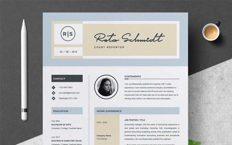 Download Резюме "Rater Resume Template" / Rater Resume Template - Резюме на тему графика resume design writing cover letter instant download for mac cv template infographic minimal swiss clean creative photo photoshop psd word
