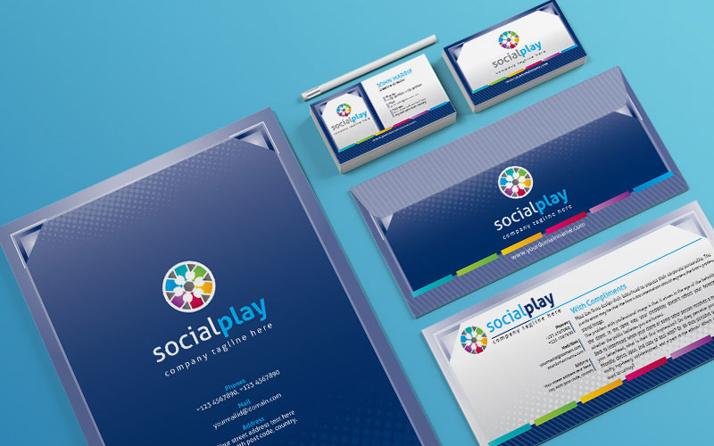 Download Фирменный стиль "Stationery Modern - Corporate Identity Template" / Stationery Modern - Corporate Identity Template - Фирменный стиль на тему графика branding identity bundle stationery big pack package full kit stationary template juniper corporate creative photoshop indesign business card letterhead brochure