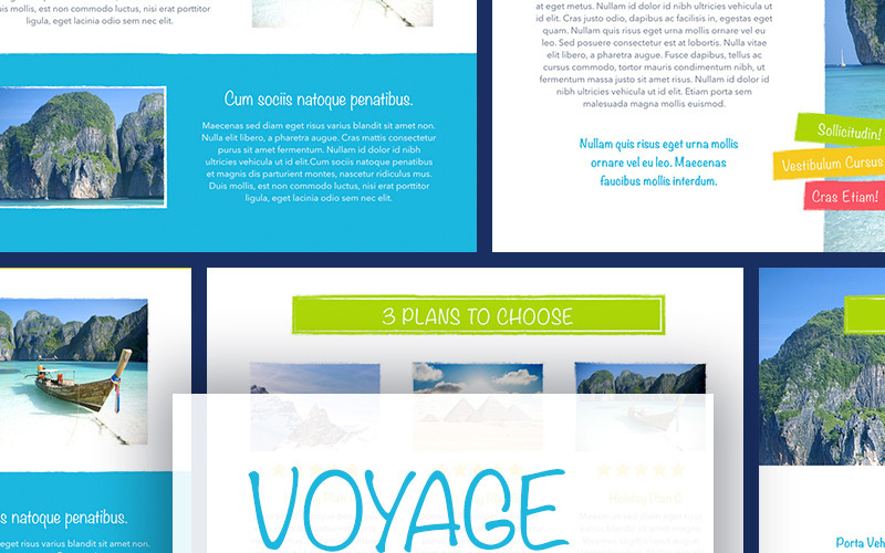 Voyage - modelo de apresentação