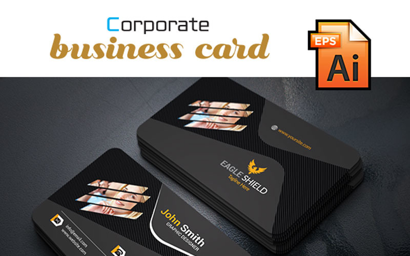 Eagle Professional Business Card - Kurumsal Kimlik Şablonu