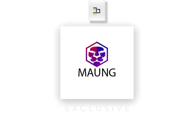 Maung Bandung-logo sjabloon