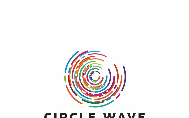Download Шаблон логотипа "Media Wave Logo Template" / Media Wave Logo Template - Шаблон логотипа на тему графика abstract ad advertising brand branding bussiness circle clean color colorful consultant corporate creative design financial graphic logo media music natural