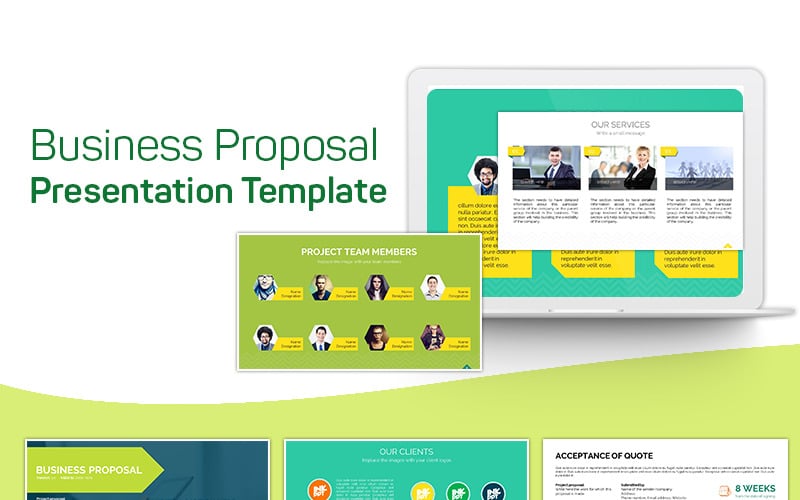 Modello di proposta commerciale di PowerPoint