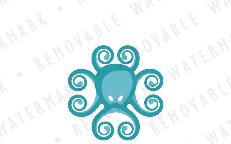 Download Шаблон логотипа "Octopus Ornament Logo Template" / Octopus Ornament Logo Template - Шаблон логотипа на тему графика clover,ocean,heart,cross,sea,octopus,fortune,tentacle,squid,cephalopod,ornament,water,aquarium,logo,design,template,art,spa,wellness,decoration