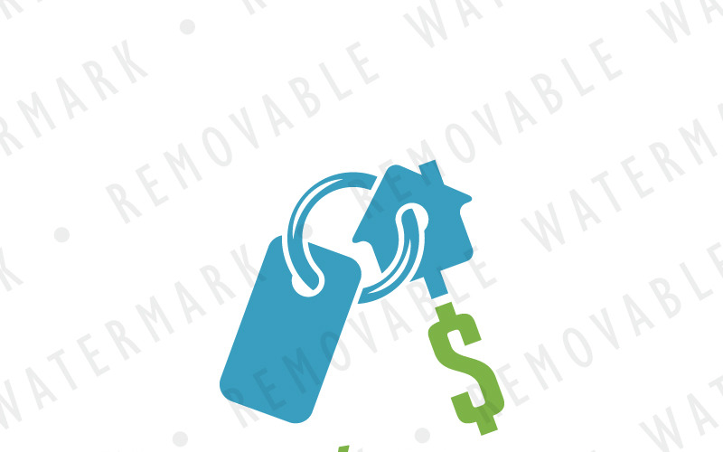 Download Шаблон логотипа "Real Estate Key Ring Logo Template" / Real Estate Key Ring Logo Template - Шаблон логотипа на тему графика real,estate,realty,key,ring,house,money,property,home,success,connection,cash,logo,design,template,investing,insurance,construction,development,security