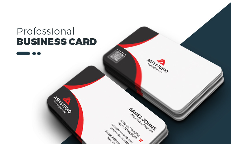 Download Фирменный стиль "Aspi Professional Business Card - Corporate Identity Template" / Aspi Professional Business Card - Corporate Identity Template - Фирменный стиль на тему графика corporate black blue both side design bundle business card creative designer flyer graphic green landscape logo modern official pack package