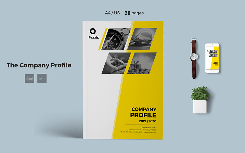 Download Фирменный стиль "Company Proposal 2019 - Corporate Identity Template" / Company Proposal 2019 - Corporate Identity Template - Фирменный стиль на тему графика agency annual report book brand branding brochure business clean company profile corporate creative design digital indesign infographics informational letter marketing