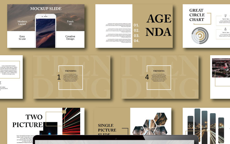 Tendenza - Modello PowerPoint