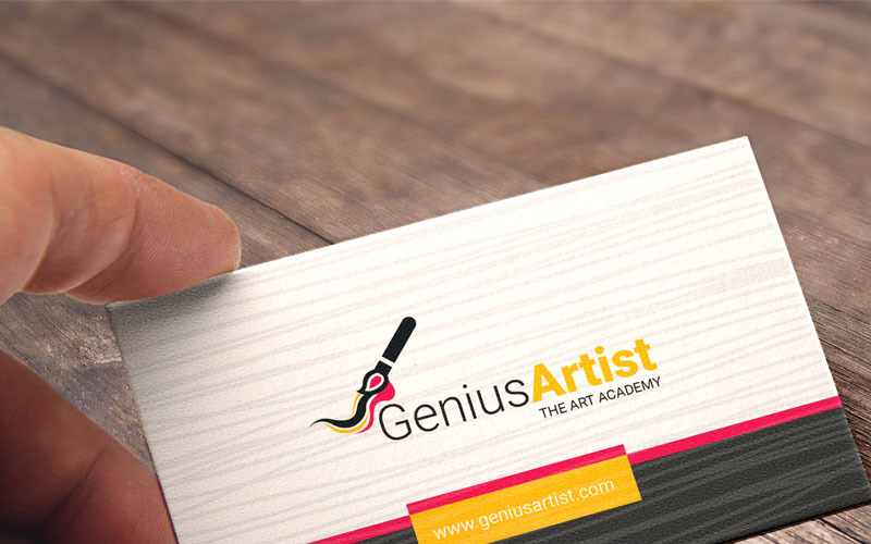 Visitenkarte für Künstler & Maler - Corporate Identity Template