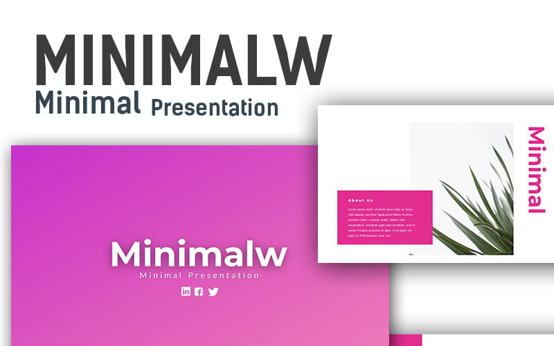 Minimalw - Modèle PowerPoint