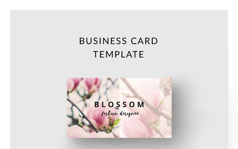 Vintage Flower Business Card - Corporate Identity Template