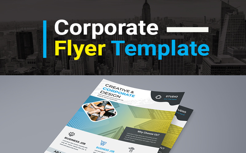 Download Фирменный стиль "Business Marketing Flyer PSD - Corporate Identity Template" / Business Marketing Flyer PSD - Corporate Identity Template - Фирменный стиль на тему графика ad agency builder bundle business clean coaching company concept consulting corporate creative design digital flyer flyers marketing modern multipurpose office