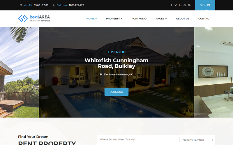 RealArea - RealEstate WordPress Teması