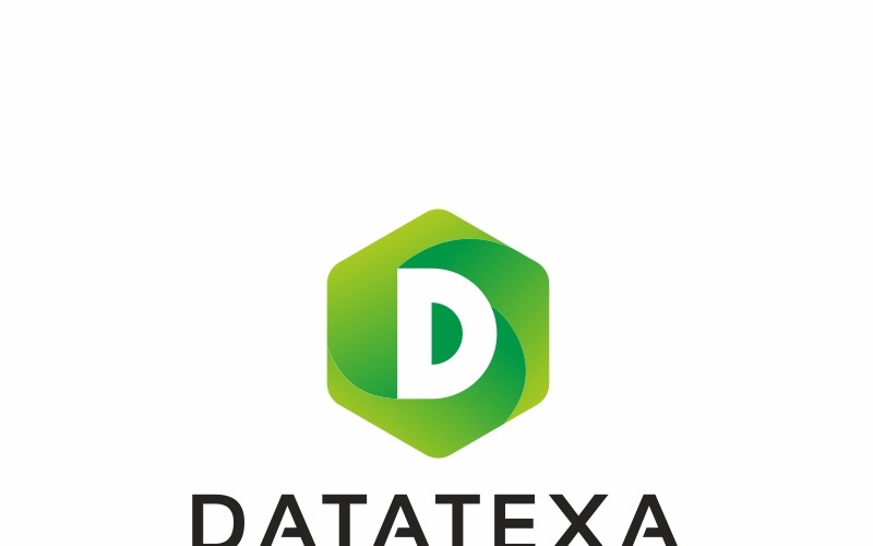 Download Шаблон логотипа "Datatexa D Letter Logo Template" / Datatexa D Letter Logo Template - Шаблон логотипа на тему графика abstract app business digital dynamic flame flat letter d music online simple software studio tech technology web website