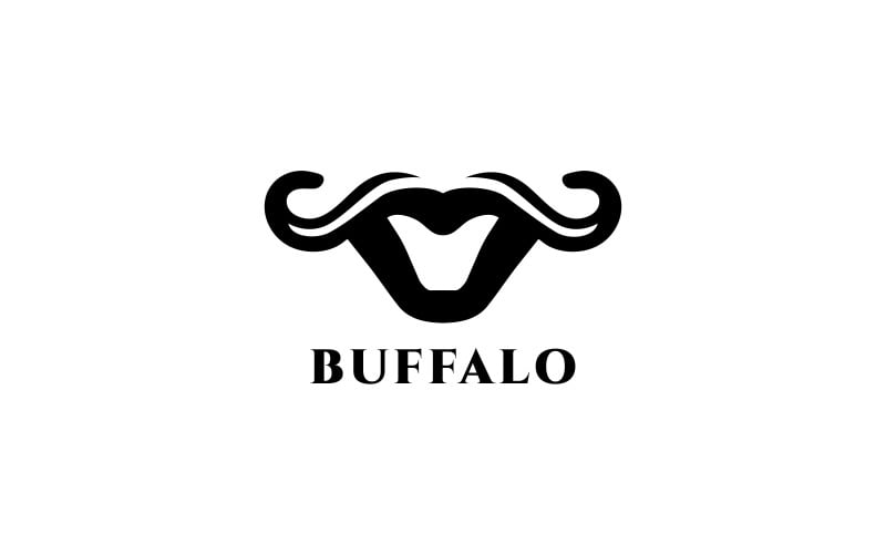 Шаблон логотипа Буффало