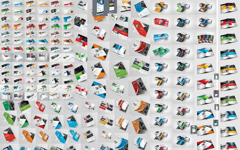 Download Бандл печатных шаблонов 320 в одном / All in One Print Ready Printing - 320+ Items - Corporate Identity Template - Фирменный стиль на тему графика print ready bundle printing all in one mega flyer business card postcard event ticket bifold brochure trifold giftcard resume presentation