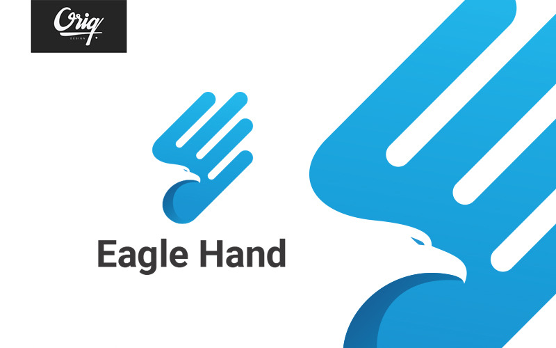 Eagle Hand Logo Template