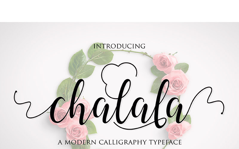 Курсивний шрифт Chalala