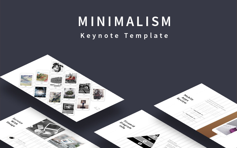 Minimalisme - Keynote-sjabloon