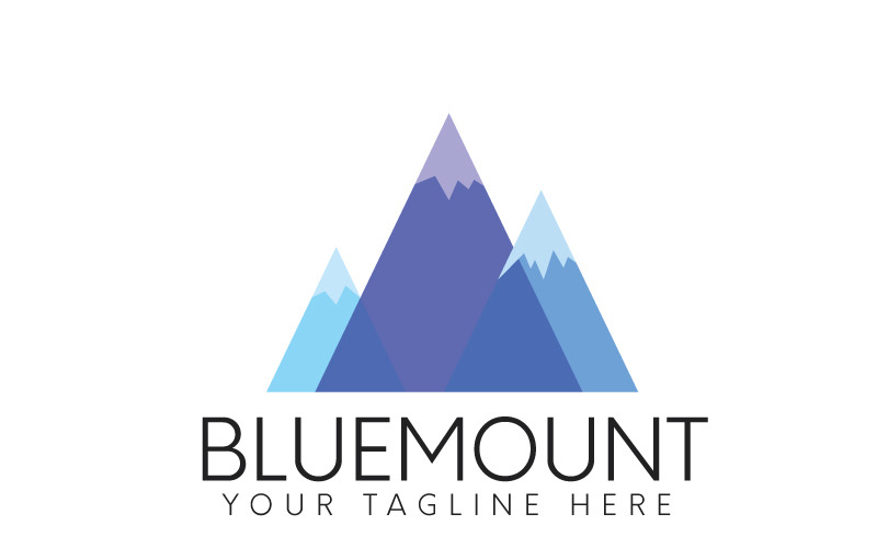 BlueMount Logo Template