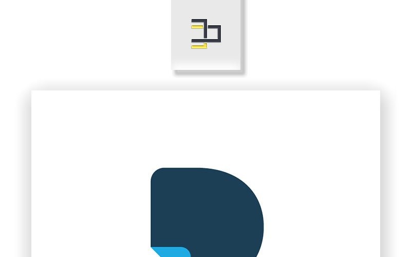 Download Шаблон логотипа "Dpaper - Leter D Logo Template" / Dpaper - Leter D Logo Template - Шаблон логотипа на тему графика letter,d,paper,minimalist,modern,art,graphic,cool