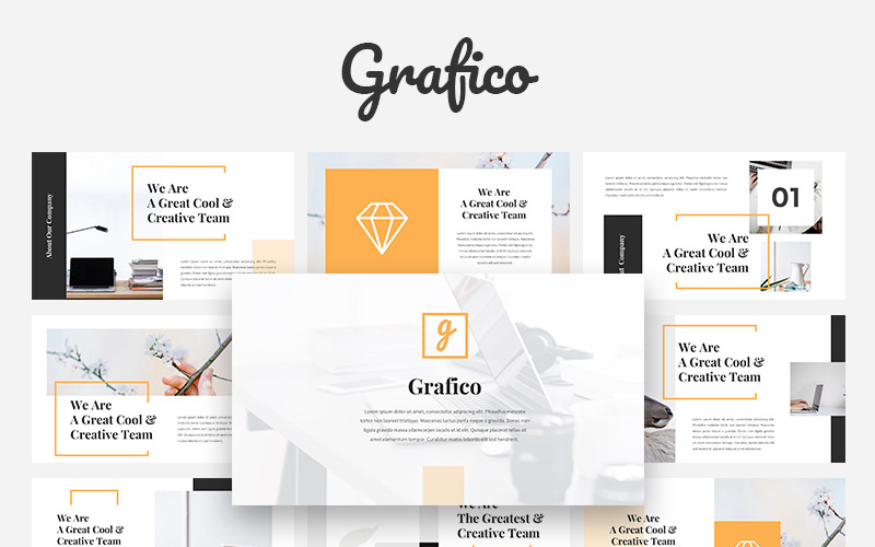 Grafico - kreativní PowerPoint šablona