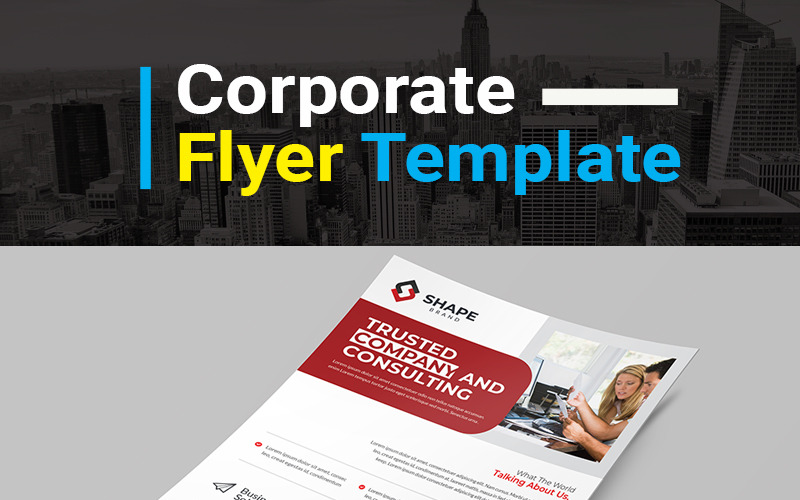 Download Фирменный стиль "Trusted Company & Consulting Business Flyer - Corporate Identity Template" / Trusted Company & Consulting Business Flyer - Corporate Identity Template - Фирменный стиль на тему графика ad agency builder bundle business clean coaching company concept consulting corporate creative design digital flyer flyers marketing modern multipurpose office