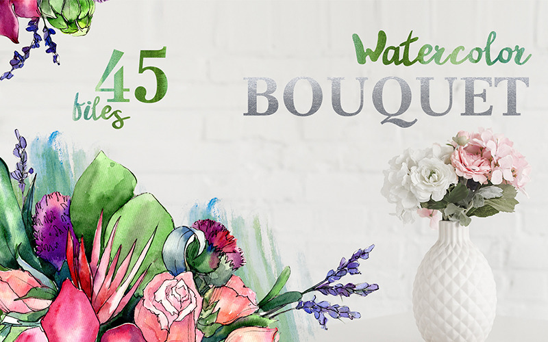 Download Иллюстрация "Bouquet Of Magic Roses Watercolor - Illustration" / Bouquet Of Magic Roses Watercolor - Illustration - Иллюстрация на тему графика bouquet of magic roses watercolor png