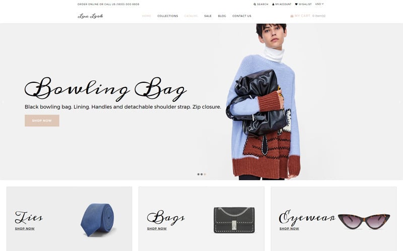 Lux-look - Accessoires Elegant Shopify-thema