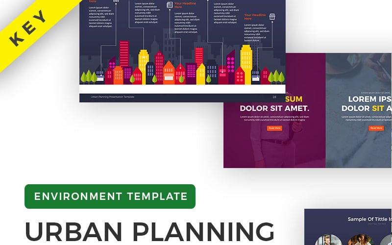 Presentación de planificación urbana - Plantilla de presentación