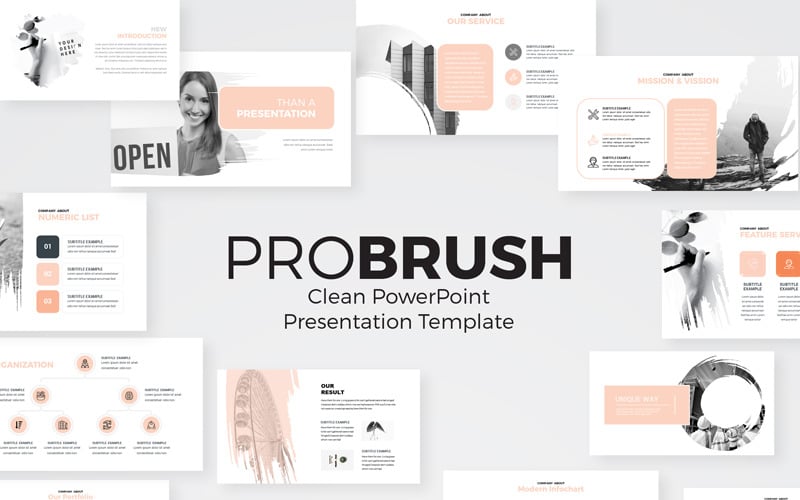 ProBrush - PowerPoint-Vorlage für moderne Präsentationen