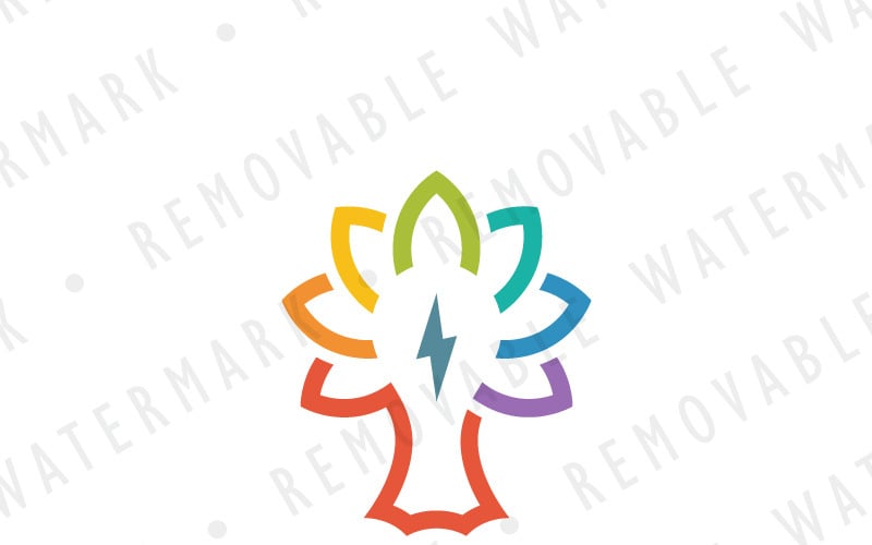 Boom van ideeën Logo sjabloon