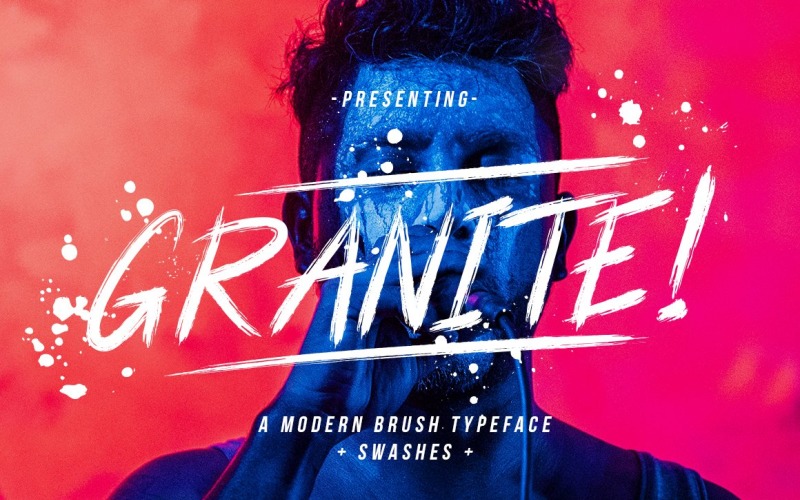 Download Шрифт "Granite Brush Font" / Granite Brush Font - Шрифт на тему графика brush,handwritten,urban,swash,handlettering,logo,swashes,handmade,ligature,marker,stylist,creatype,sign,paint,paintbrush,script,instagram,hipster,typeface,bold