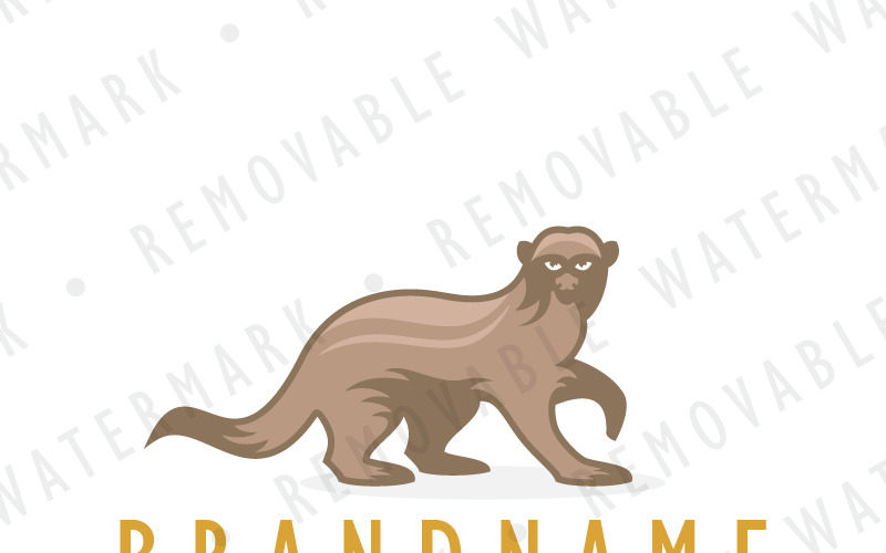 Download Шаблон логотипа "Honey Badger Logo Template" / Honey Badger Logo Template - Шаблон логотипа на тему графика honey,wild,digger,skunk,bear,will,pursuit,illustration,badger,wolverine,determination,logo,design,template,tenacity,energy,hunting,distillery,ale,outdoor