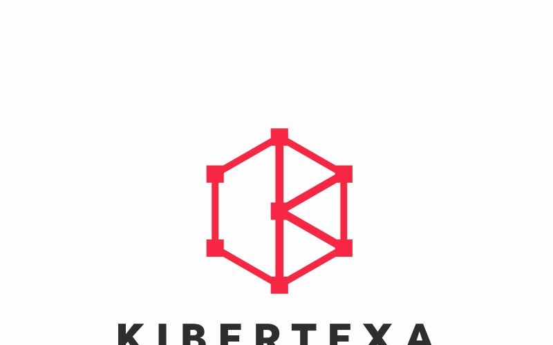 Download Шаблон логотипа "Kibertexa K Letter Logo Template" / Kibertexa K Letter Logo Template - Шаблон логотипа на тему графика circle letter k logo flat template simple architect branding consulting corporate customizable design studio finance identity insurance law lawyer media