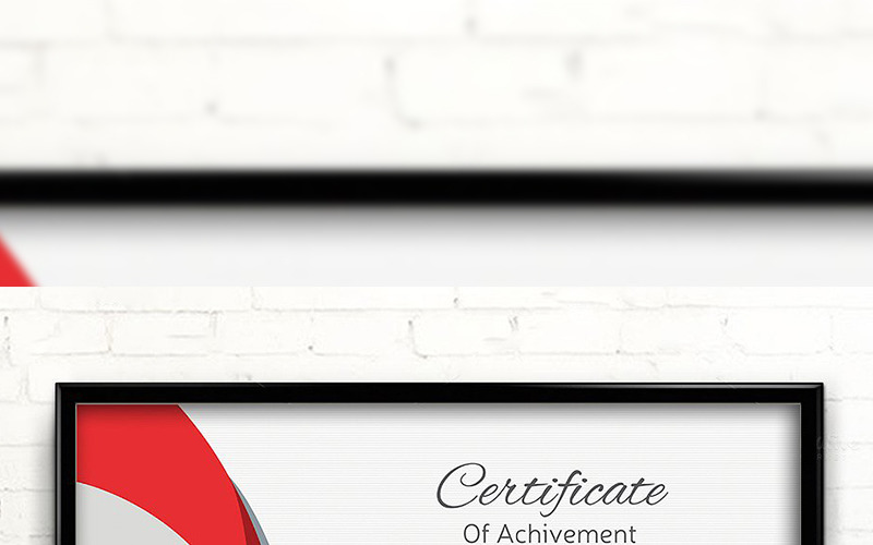 Modello di certificato elegante vintage