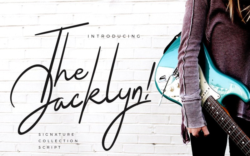 The Jacklyn Signature字体