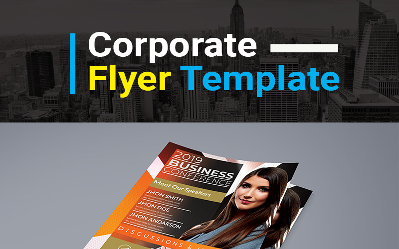 Download Фирменный стиль "Business Conference Flyer - Corporate Identity Template" / Business Conference Flyer - Corporate Identity Template - Фирменный стиль на тему графика ad agency builder bundle business clean coaching company concept consulting corporate creative design digital flyer flyers marketing modern multipurpose office