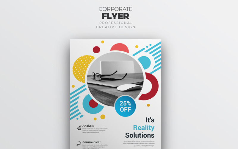 Download Фирменный стиль "Creative Flyer Design - Corporate Identity Template" / Creative Flyer Design - Corporate Identity Template - Фирменный стиль на тему графика a4 ad business clean corporate flyer customisable customize design easy editable logo free fonts indesign letter magazine modern photoshop poster