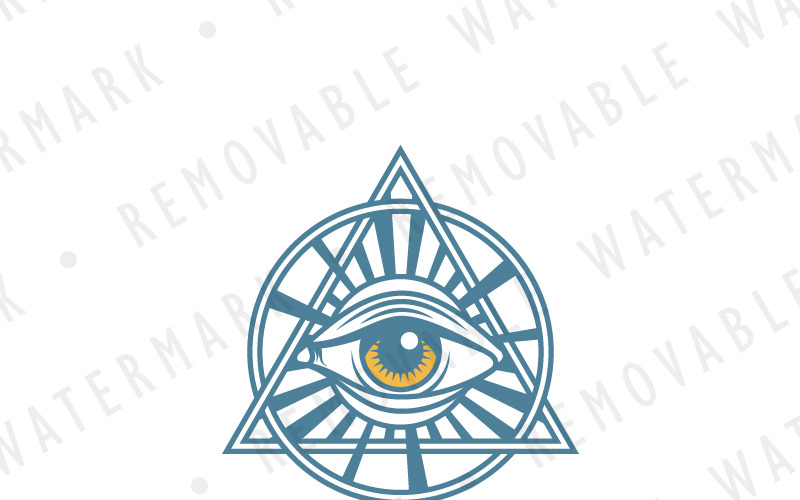 Eye of Providence Logo Şablonu