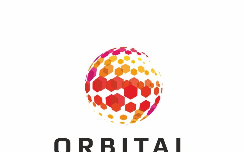 Download Шаблон логотипа "Globe Tech Logo Template" / Globe Tech Logo Template - Шаблон логотипа на тему графика abstract agency brand branding business circle colorful connect corporate corporative design development firm global globe identity labyrinth logo template maze