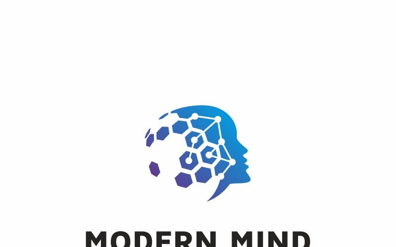 Download Шаблон логотипа "Mind Logo Template" / Mind Logo Template - Шаблон логотипа на тему графика brain gear cortex create creation geek head human intelligence mind idea ideas identity inteligence intellect logo intelligent media multimedia production