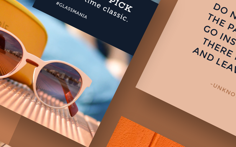 Download Шаблон для соцсетей "9 Trendy Instagram Posts Social Media Template" / 9 Trendy Instagram Posts Social Media Template - Шаблон для соцсетей на тему графика instagram trendy posts fashion business sketch