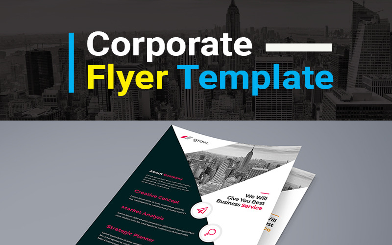 Download Фирменный стиль "We Will Give You Best Business Service Flyer - Corporate Identity Template" / We Will Give You Best Business Service Flyer - Corporate Identity Template - Фирменный стиль на тему графика ad agency builder bundle business clean coaching company concept consulting corporate creative design digital flyer flyers marketing modern multipurpose office