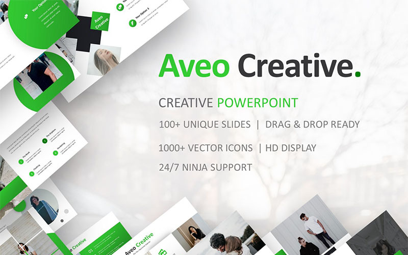 Aveo - PowerPoint-sjabloon
