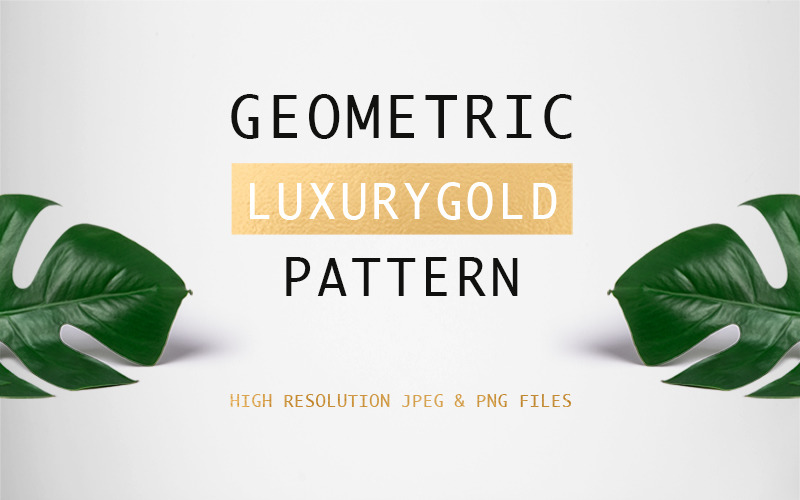Geometrisch luxegoudpatroon