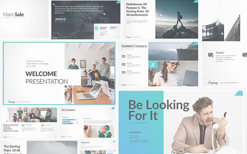 Marca Venta plantilla de PowerPoint